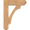 Ekena Millwork Legacy Craftsman Smooth Bracket w/ Offset Brace, Western Red Cedar, 7 1/2"W x 26"D x 34"H BKT0806X26X34LEC04SWR - alternate 3